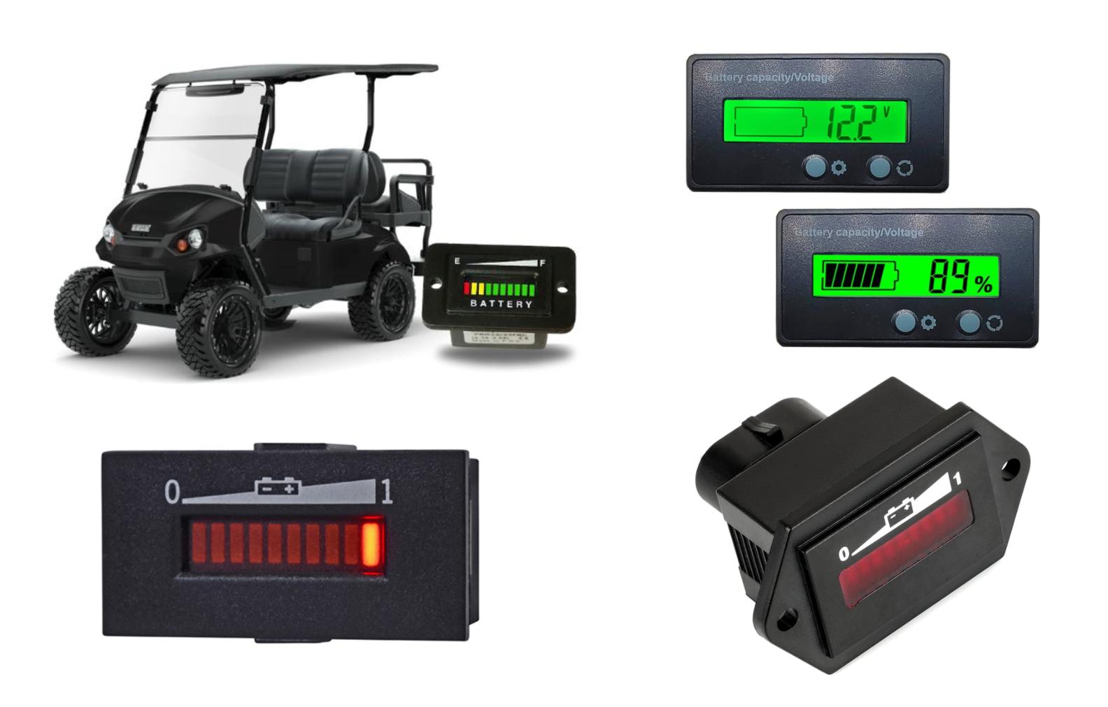 What is the process for performing a load test using a battery meter?